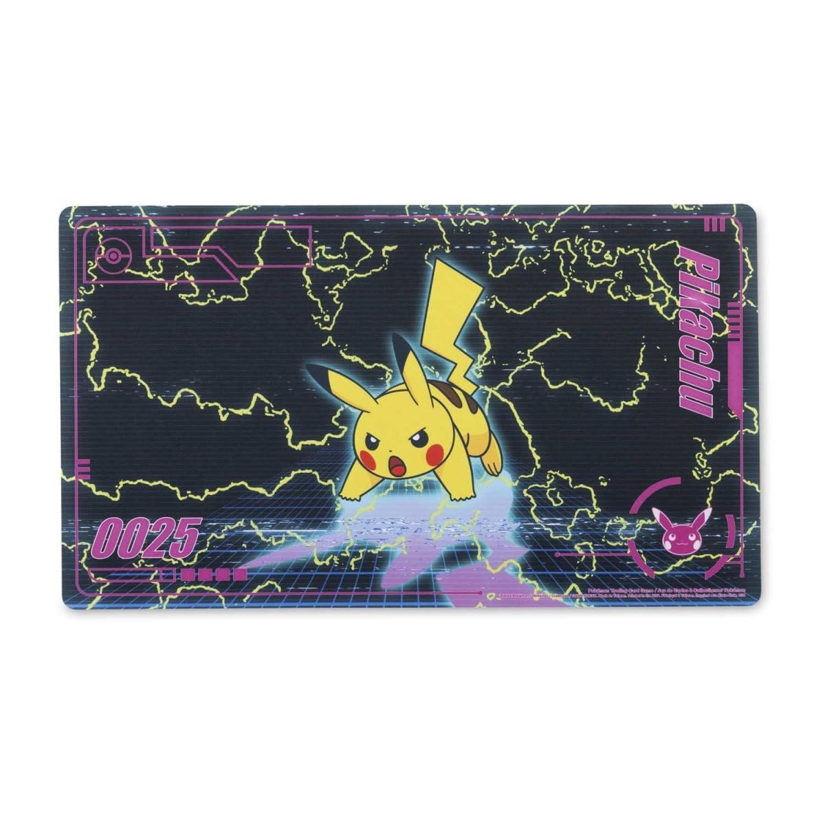 PokemonCenter: TCG: Pikachu Neon Charge Playmat