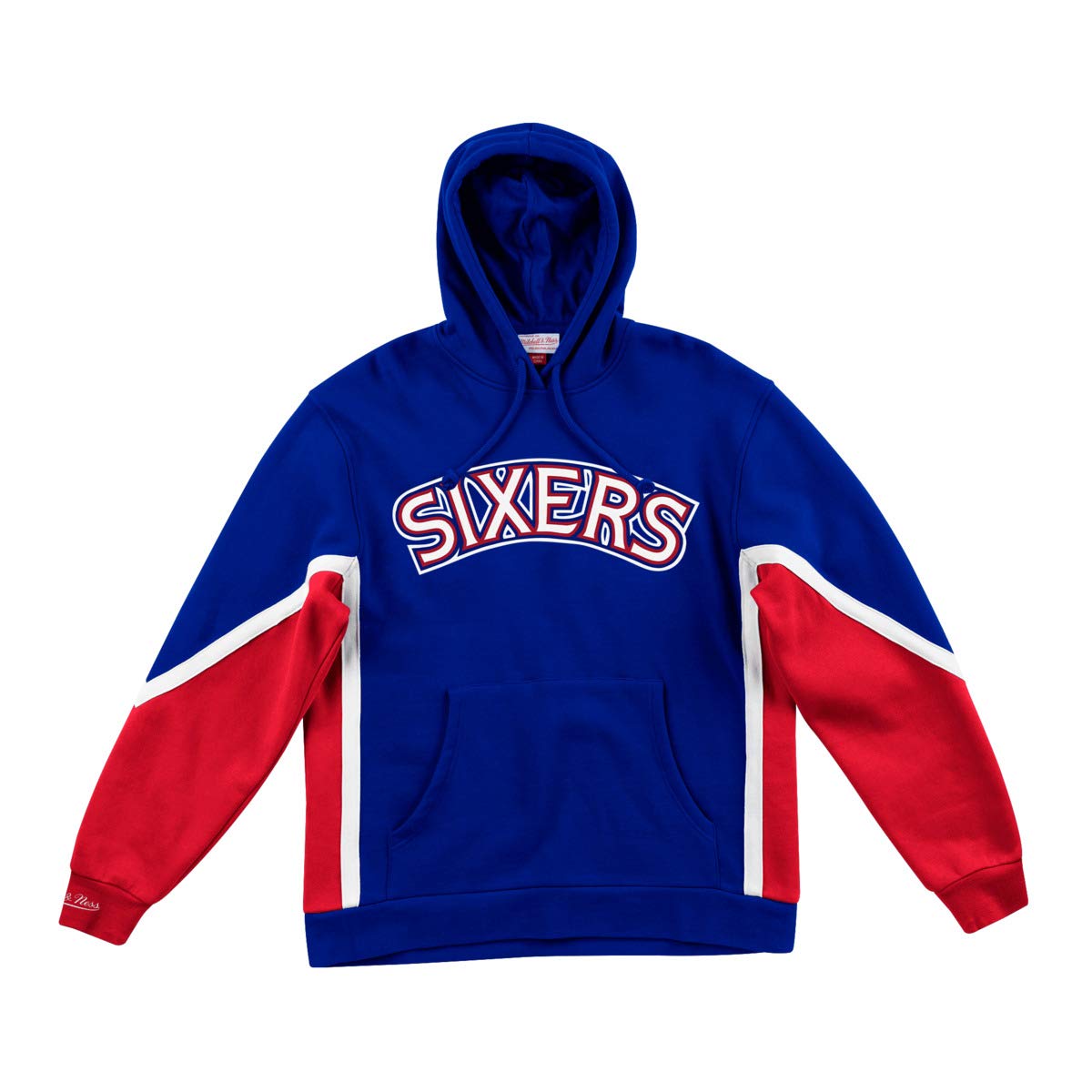 Mitchell & Ness Philadelphia 76ers Final Seconds Hoody Blue Mens Pullover Jumper