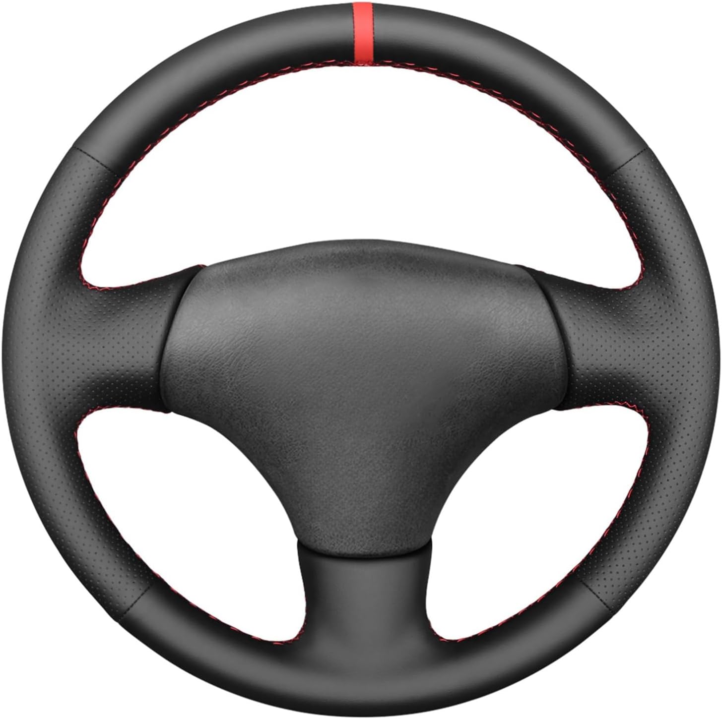 MEWANT Car Steering Wheel Cover for Mazda MX5 MX-5 Miata NB for Protege5 Made of Genuine Leather Car Steering Wrap