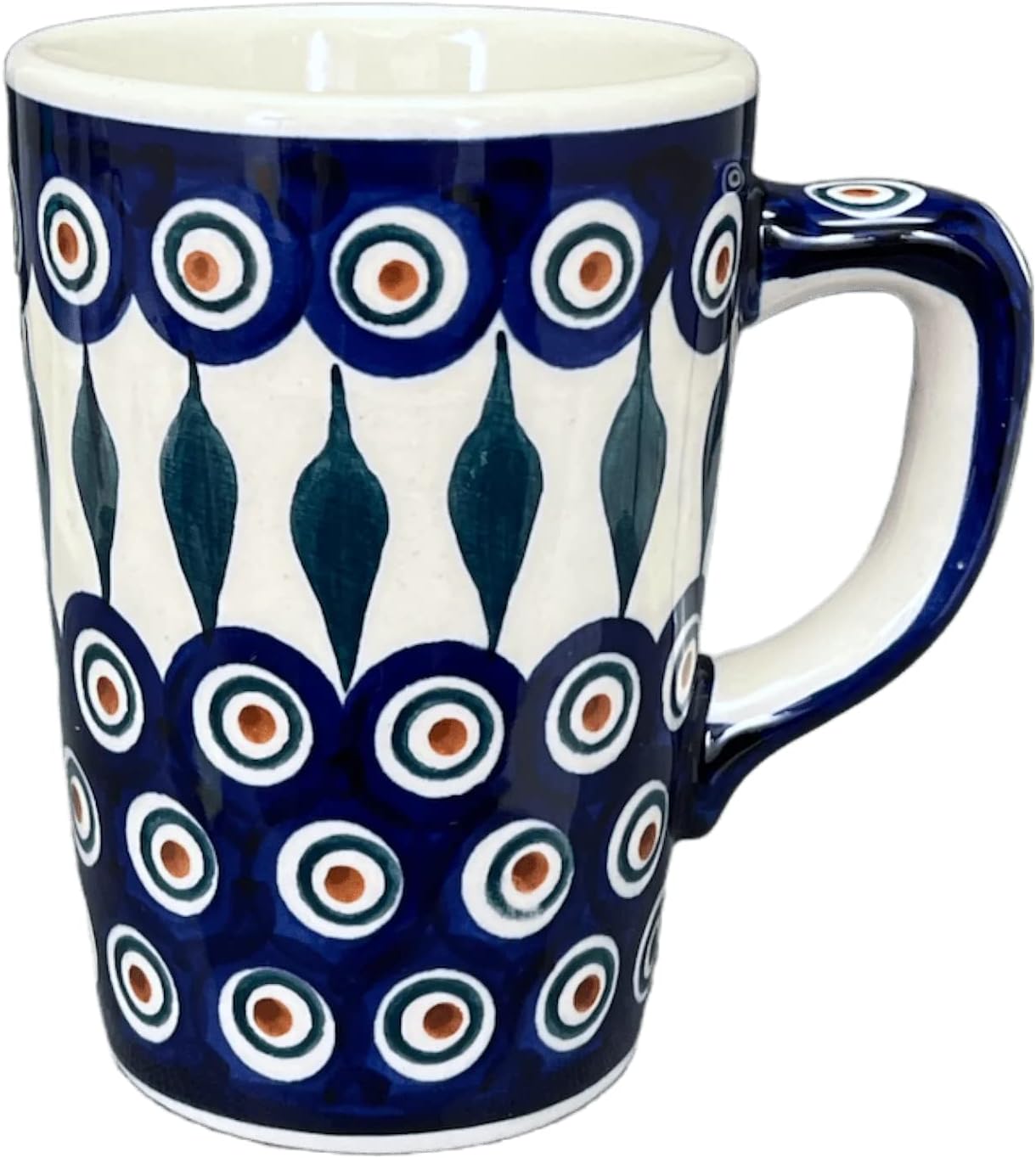 Polish Pottery Pluton Mug (Peacock) K096T54 Coffee