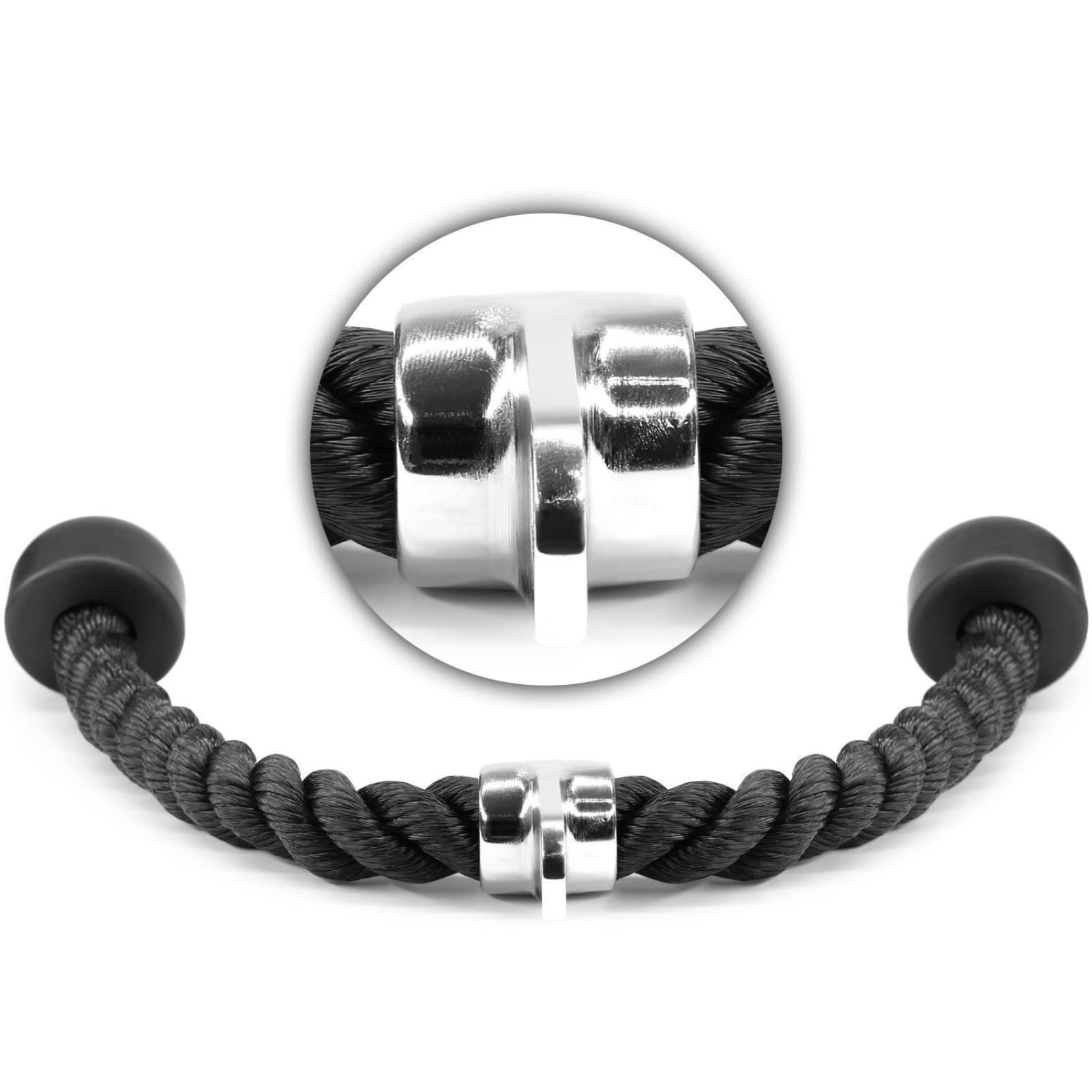 Corda Per Tricipiti Da 70 Cm, Corda Per Bicipiti E Tricipiti Maniglia Per Trazione Con Doppia Impugnatura Antiscivolo Per Allenamento Fitness 95252237