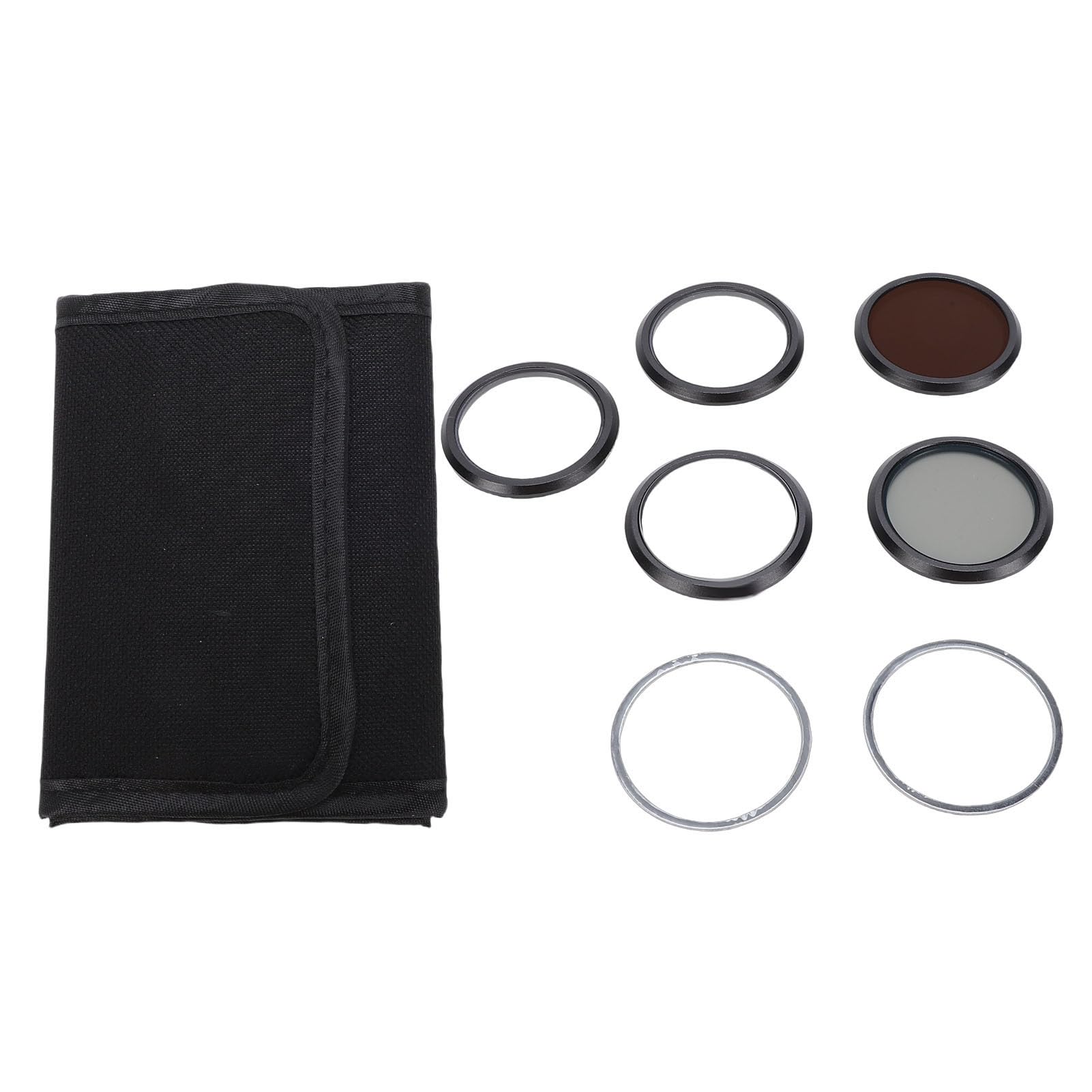 Zestaw Filtrów do Obiektywu Aparatu, CPL+ND8+Makro+Światło Gwiazd+Dyfuzja, Szybkozamykacz z Magnesem, do LX10, G7X3, G7X2, ZV 1, RX100 M1 M2 M3 M4 M5, GRVI, GR3, GR2