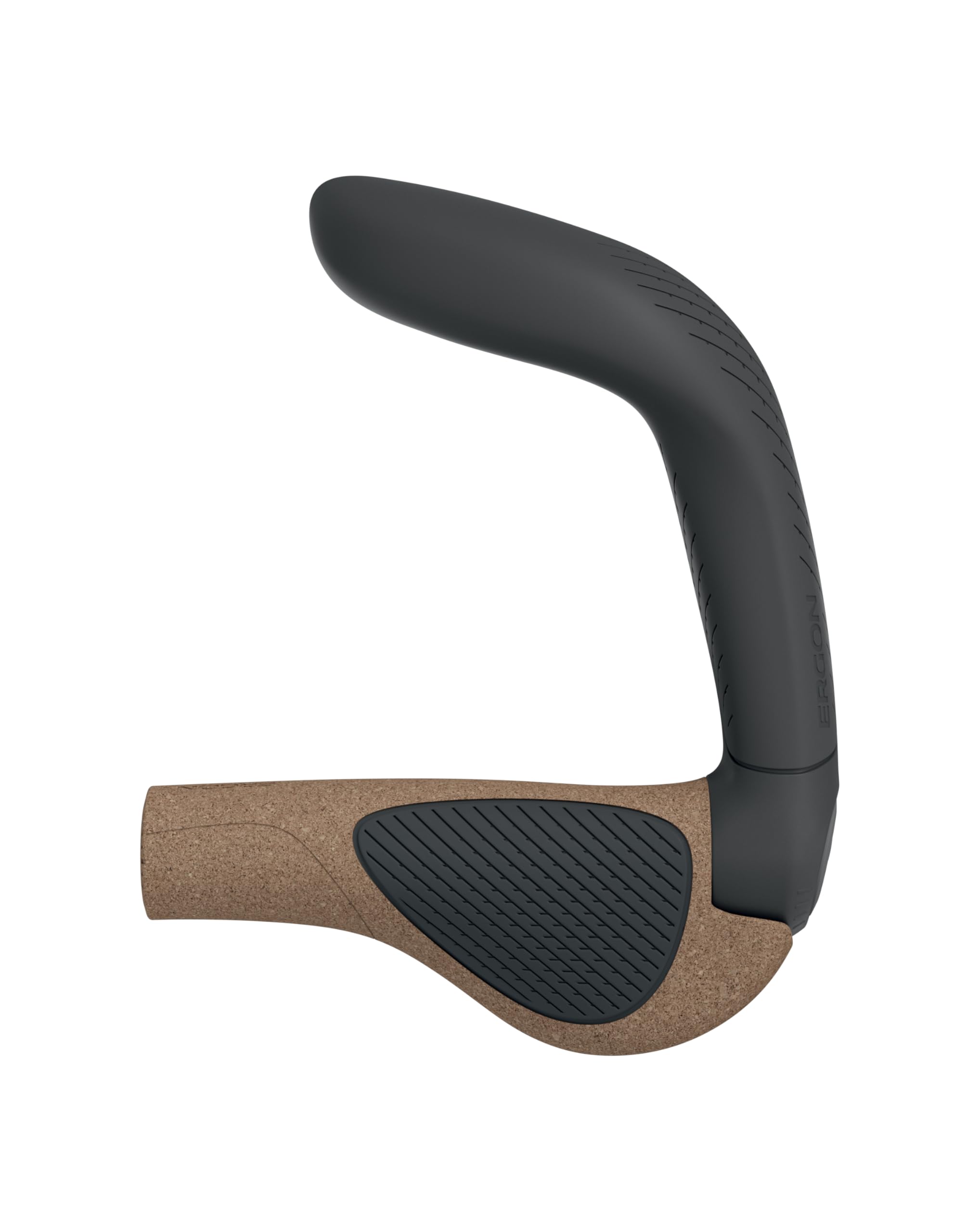 Ergon GP5 EVO Fahrradgriffe mit eingebauten Lenkerenden, Biokork, klein