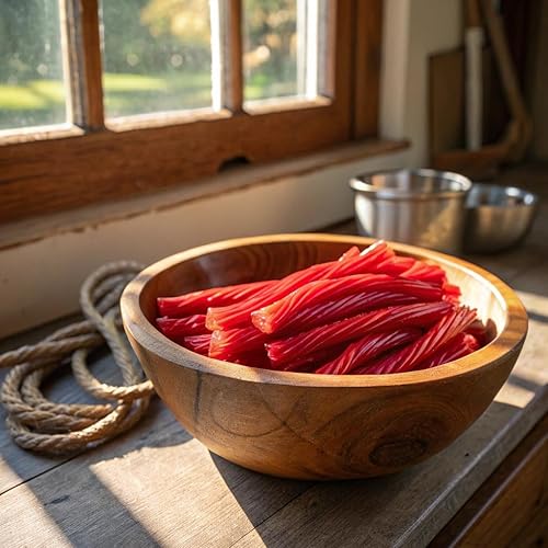 Miniatura 40 de Sweet Roots - Giros de regaliz de manzana verde – 1 bolsa (16 onzas) – Palitos de regaliz de tamaño jumbo Hecho con concentrado de jugo de fruta