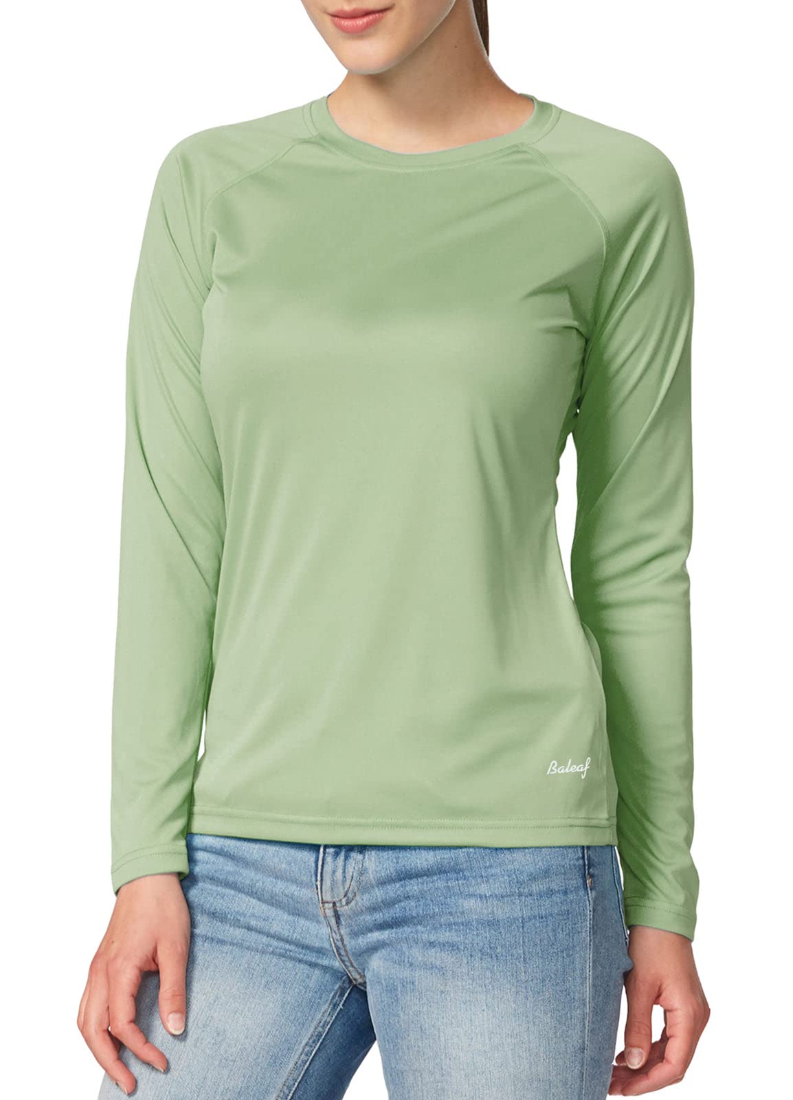 baleafWomen's Ankle Legging Athletic Yoga Hiking Workout Pants Inner Pocket Non See-Through Fabric