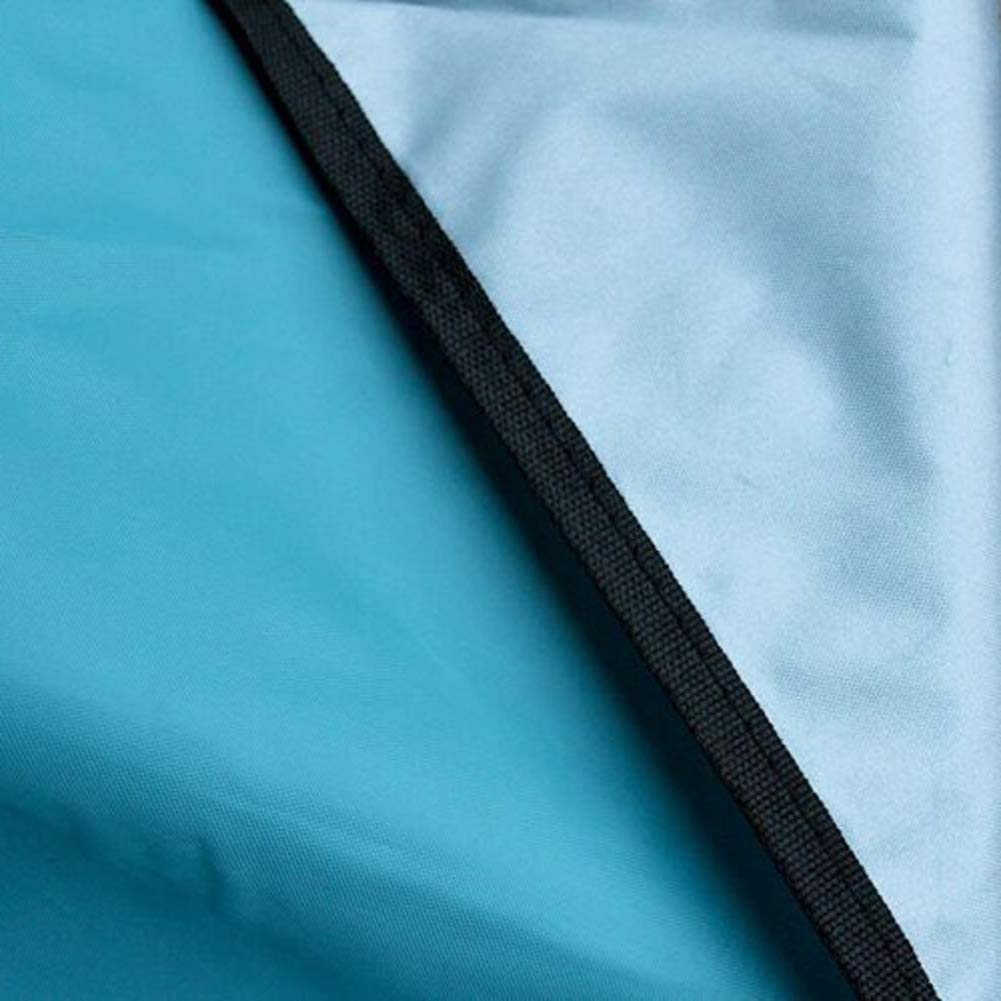 Sun Shade Sail Canopy Płótno UV - niebieski trójkątny cień żagla, taras ogrodowy, markiza basenowa, plandeka włączana na wodę