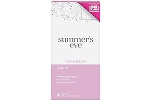Summer's Eve Douche for Women, Island Splash (Pack of 4 Vaginal Douche,...