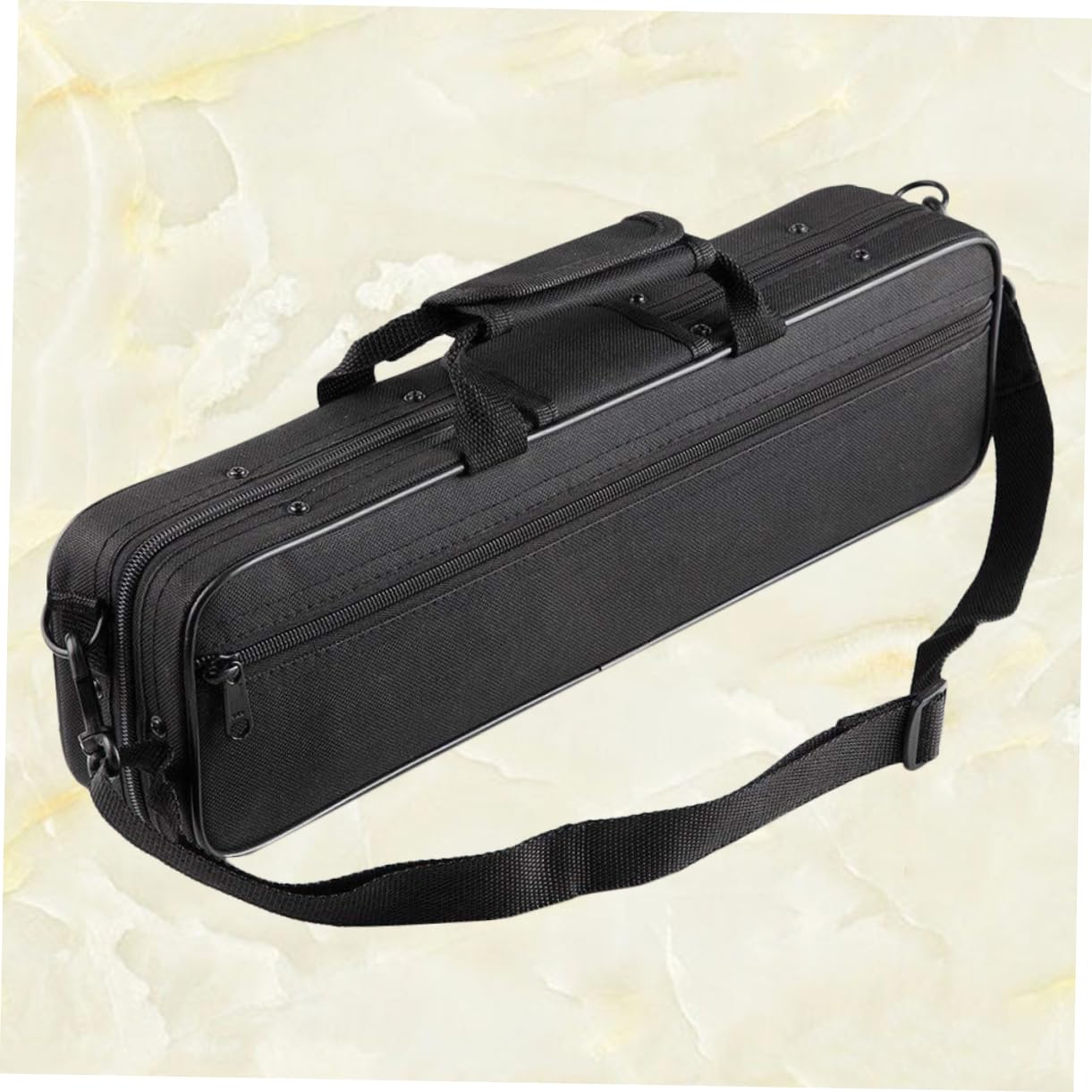 Genérico 1 Pc Bolsas De Flauta Bolso De Tipo Flauta Rígida Para Flauta Cañas De Clarinete Soporte De Clarinete Bolsa De Flauta Bolsa De Concierto De Trompeta Bajo Lienzo Black