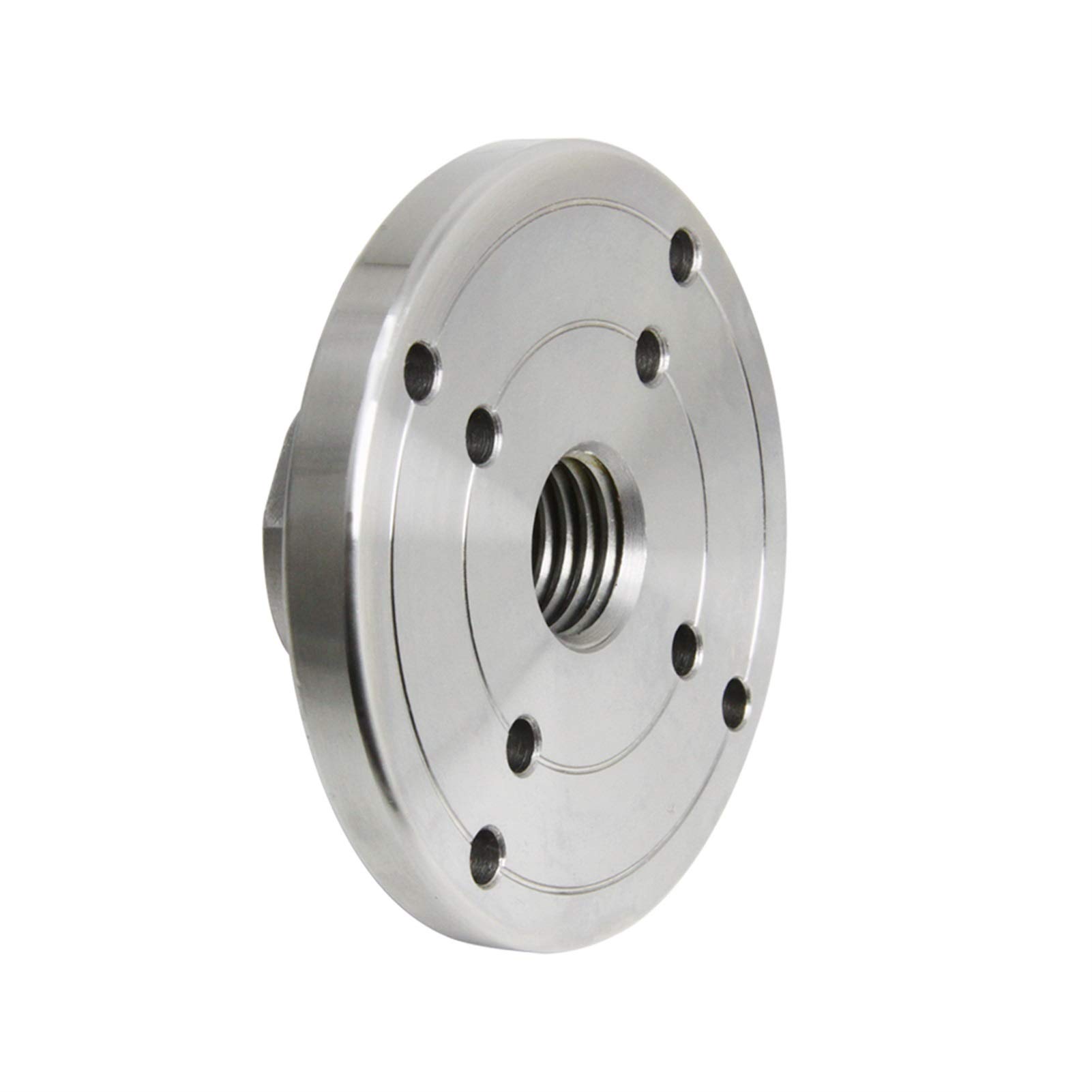 Tarcza czołowa do tokarki do drewna- Manual Steel Chuck with Multiple Thread Sizes, Durable Woodworking Lathe Accessory(1inch X 8TPI)