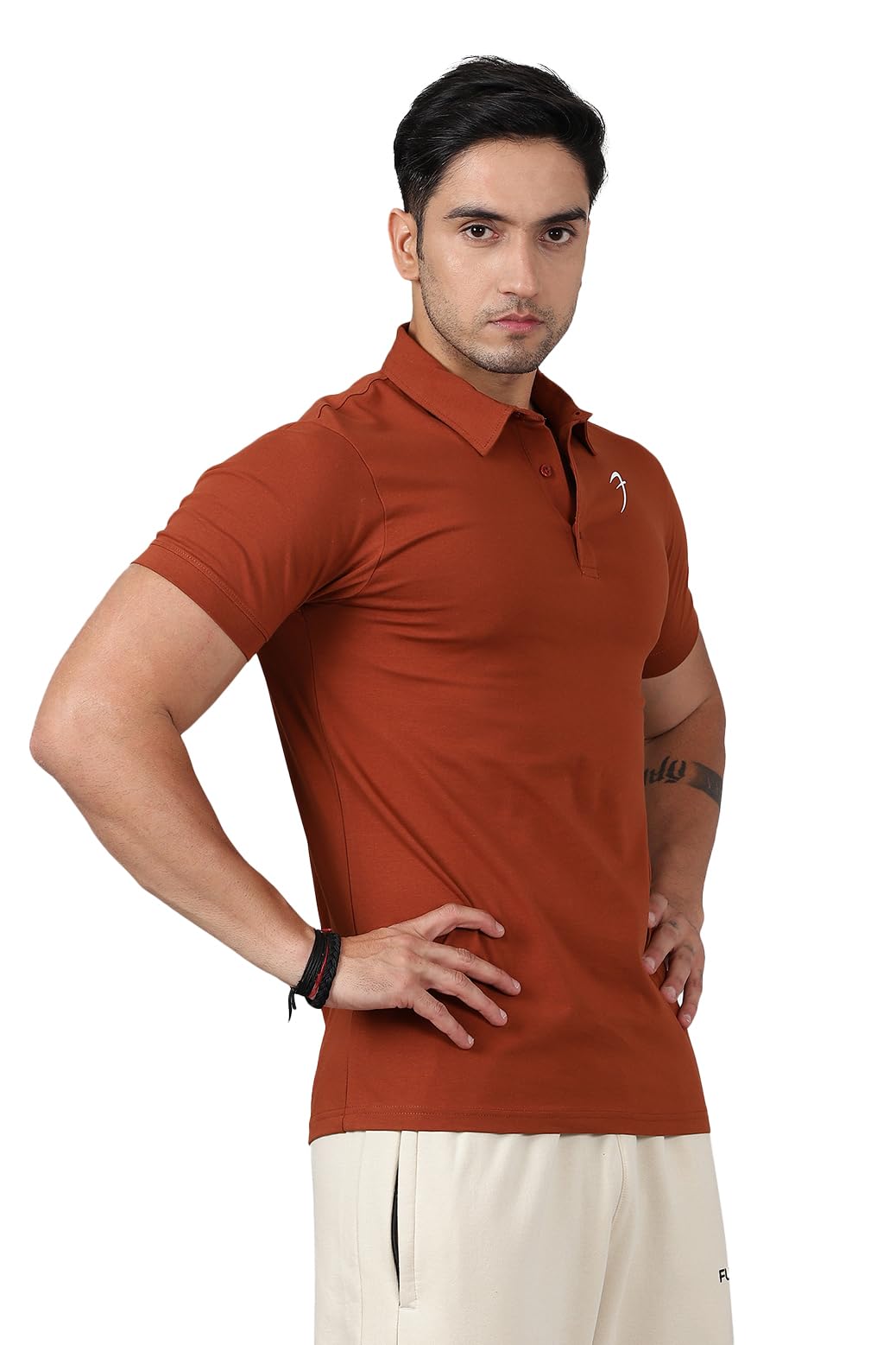 fuaark Men's Slim Fit Polo T-Shirt-picture-19