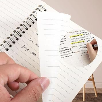 5 Pack A5 Lined Notebook 120 Pages 60 Sheets Kraft Cover Wirebound Notebooks Bulk Journals 8mm Lines Spiral Notebook for School Study Office Business Use