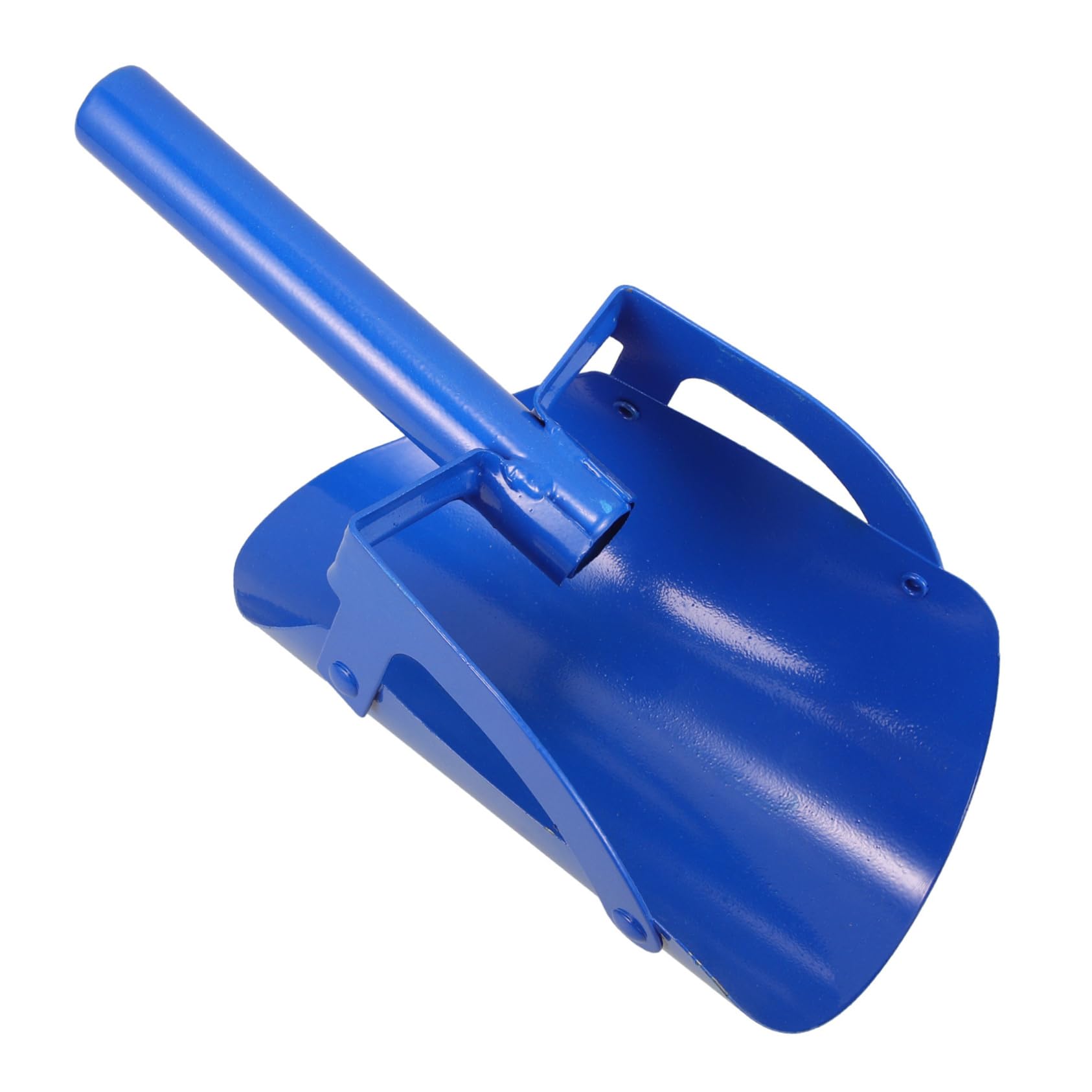 2 Piezas Azada De Acero Al Carbono Suciedad Herramientas De Jardinería Pala De Jardinería Chaquetas Portátil Pala para Macetas Pala De Mano Azada De Césped Cazo Acero Carbono Azul