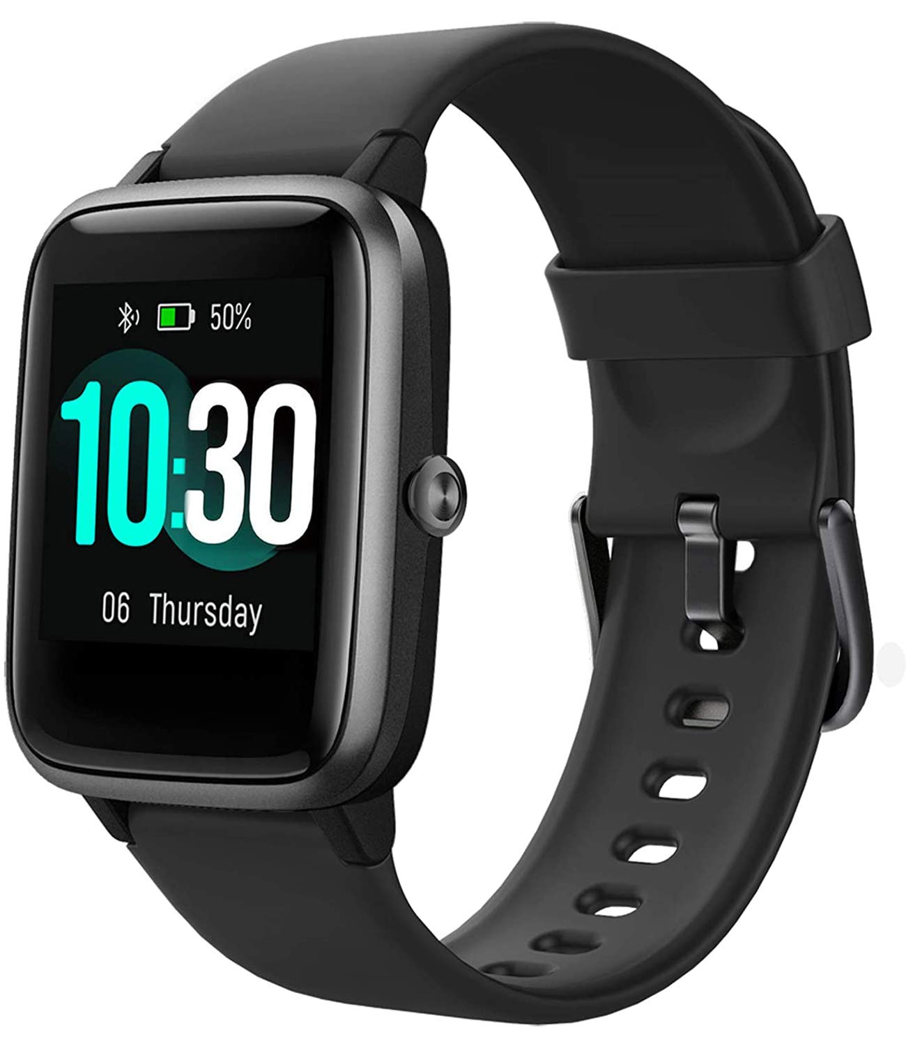 Fitpolo Fitness Tracker Smart Watch for Android iOS Phones, IP68 Waterproof Fitness Watch Step Tracker Heart Rate Monitor Calorie Counter Pedometer Smartwatch for Men Women