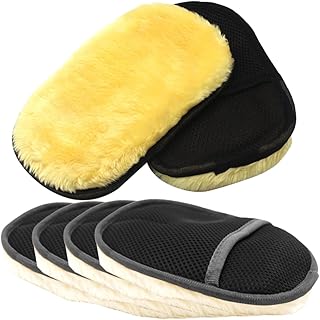 Milisten Luvas De Lavagem De Carro De Pelúcia 6 Peças Luvas De Lavagem De Carro Luva De Microfibra Balde De Lavagem De Carro Luvas Para Limpeza Luvas De Microfibra Para Limpeza De Tinta