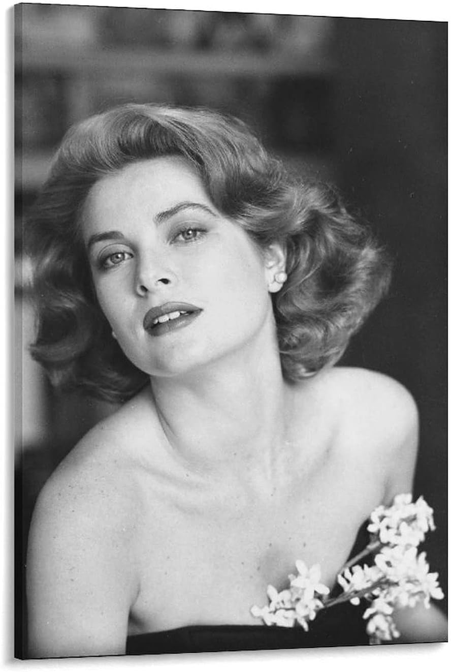 米映画女優 Grace Kelly の白黒セクシーポスター ポスター 装飾 絵 キャンバス 壁アート リビングルーム 寝室 印刷 アートパネル24x36inch 60x90cm 安心の定価販売 米映画女優 Grace Kelly の白黒セクシーポスター ポスター 装飾 絵 キャンバス 壁アート リビングルーム 寝室 印刷 アートパネル24x36inch 60x90cm 安心の定価販売