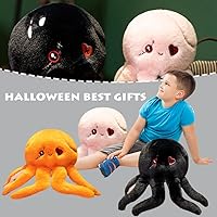 Vista 13 de ELAINREN Peluche de conejo loco grande, para Halloween, terrible conejito de Pascua, almohada de conejo blanco suave, abrazable, encantador