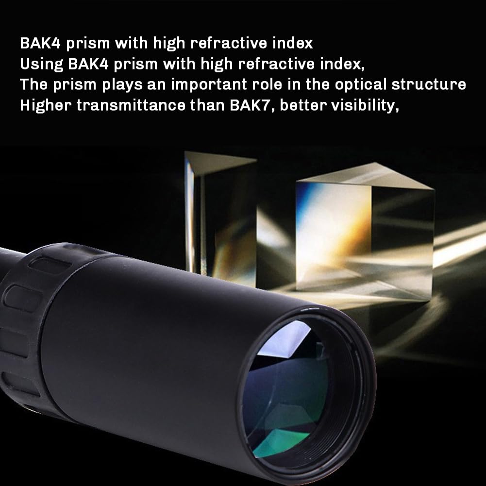 GOSER Zoom 10-300 X HD Binocolo Potente Portatile A Lungo Raggio Cannocchiale Professionale Telescopio Monoculare Visione Notturna Bassa Nero