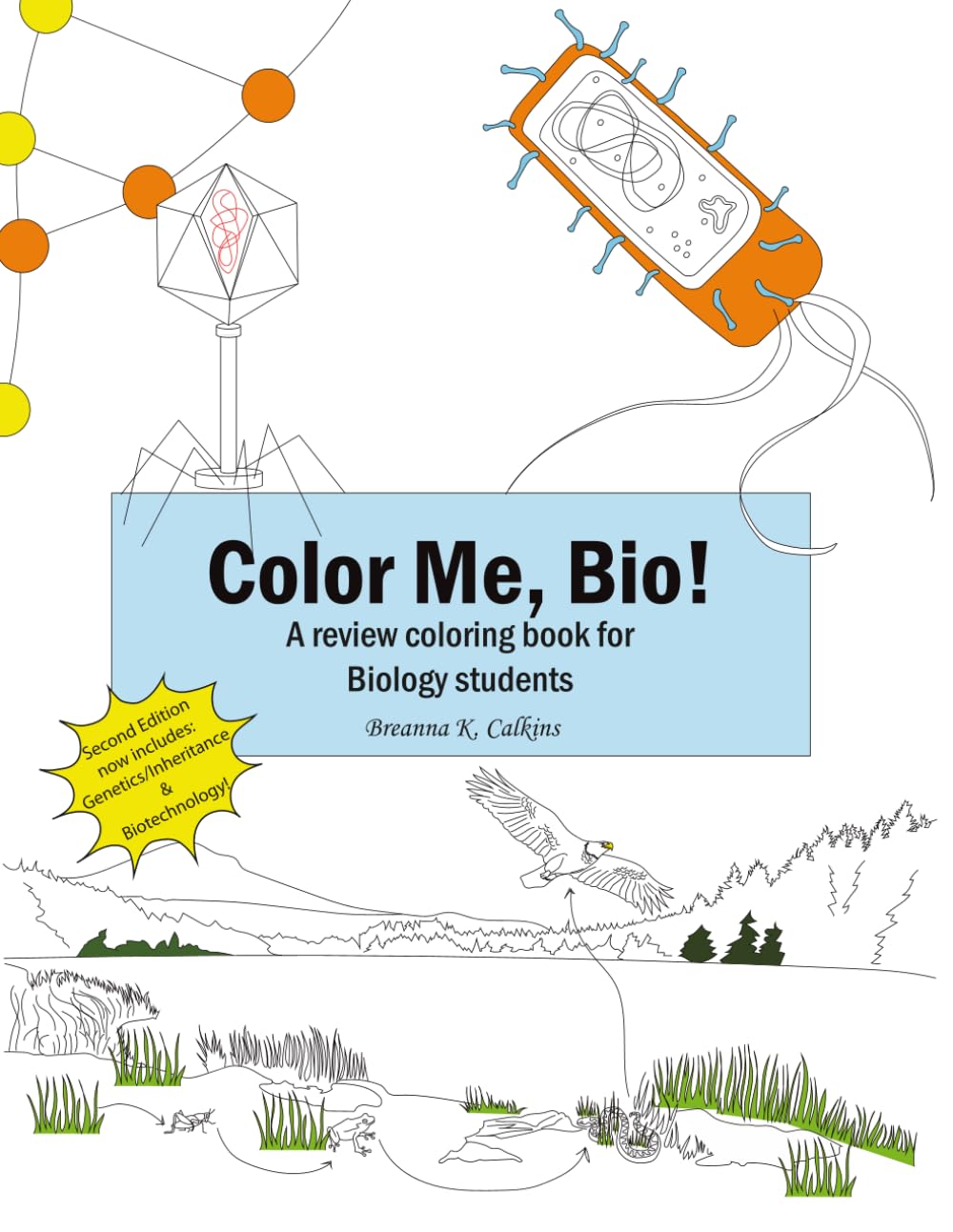 Independently published Color Me Bio!: A review coloring book for Biology students
