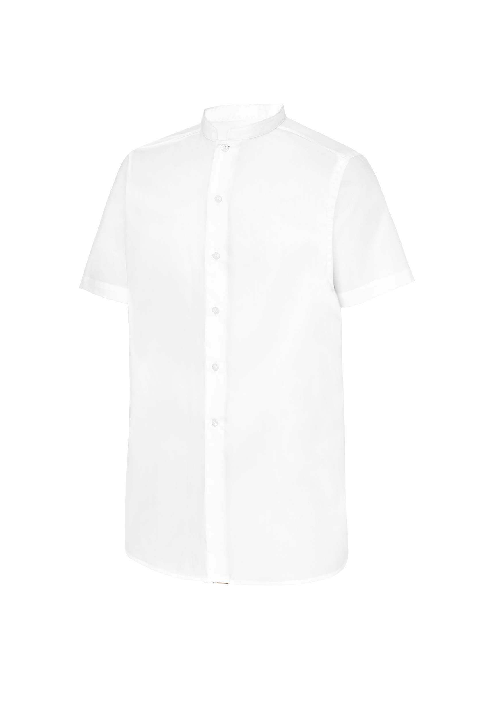 MONZA OBREROL Camisa de Camarero Manga Corta Cuello Mao Hombre. Ropa Camarero/Hosteleria Ref: 2140
