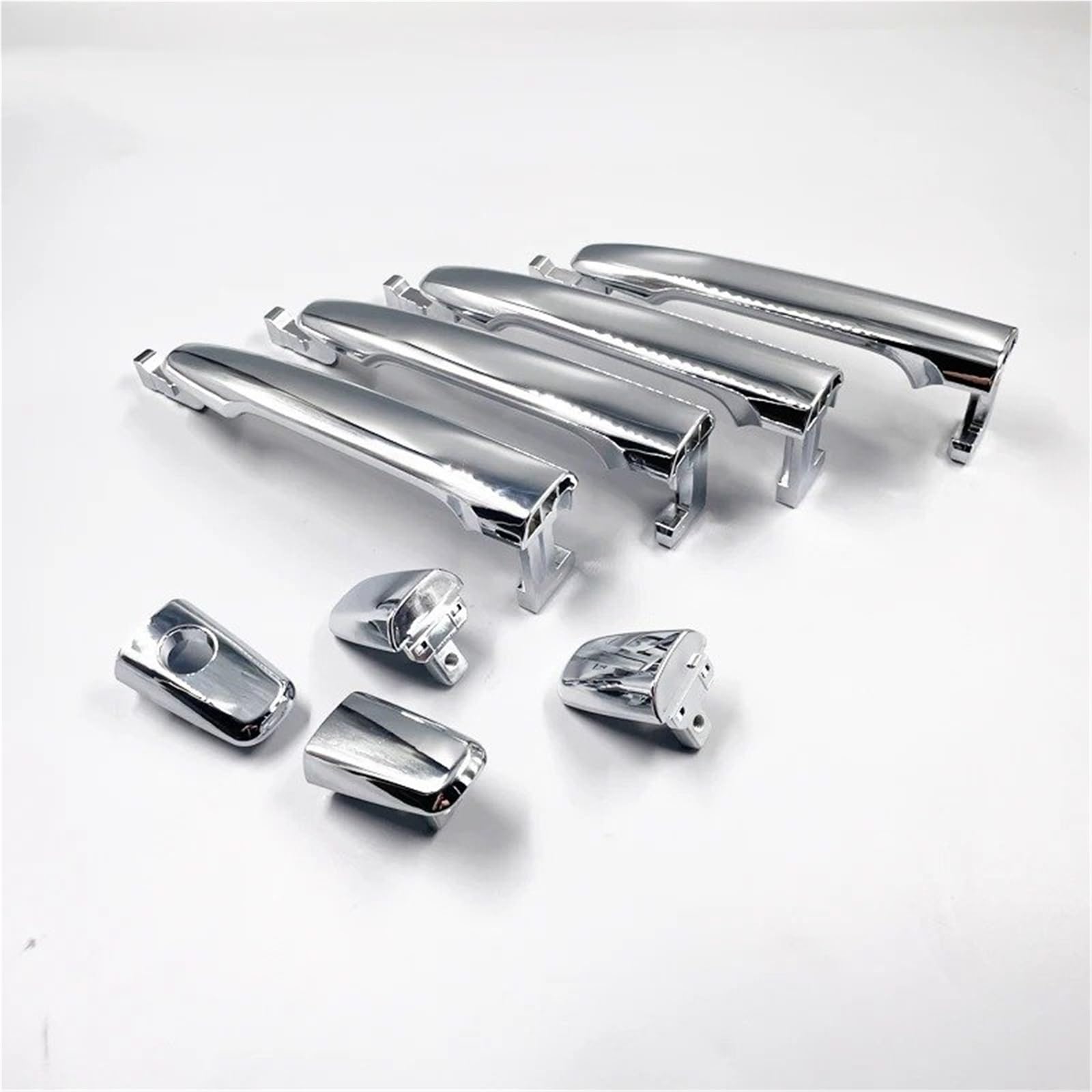 DUDUYANG Car Outside Door Handle for Mitsubishi for Lancer 2008 2009 2010 2011 2012 2014 2015 2016 2017, Sedan Door Chrome Handle