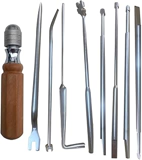 Lever Piano Tuning Tuner Mute Kit Tools for Case for Professional Piano Tuners Piano Tuning Learner for Different Polish Piano Tuning Kit Professional Hammer Tools