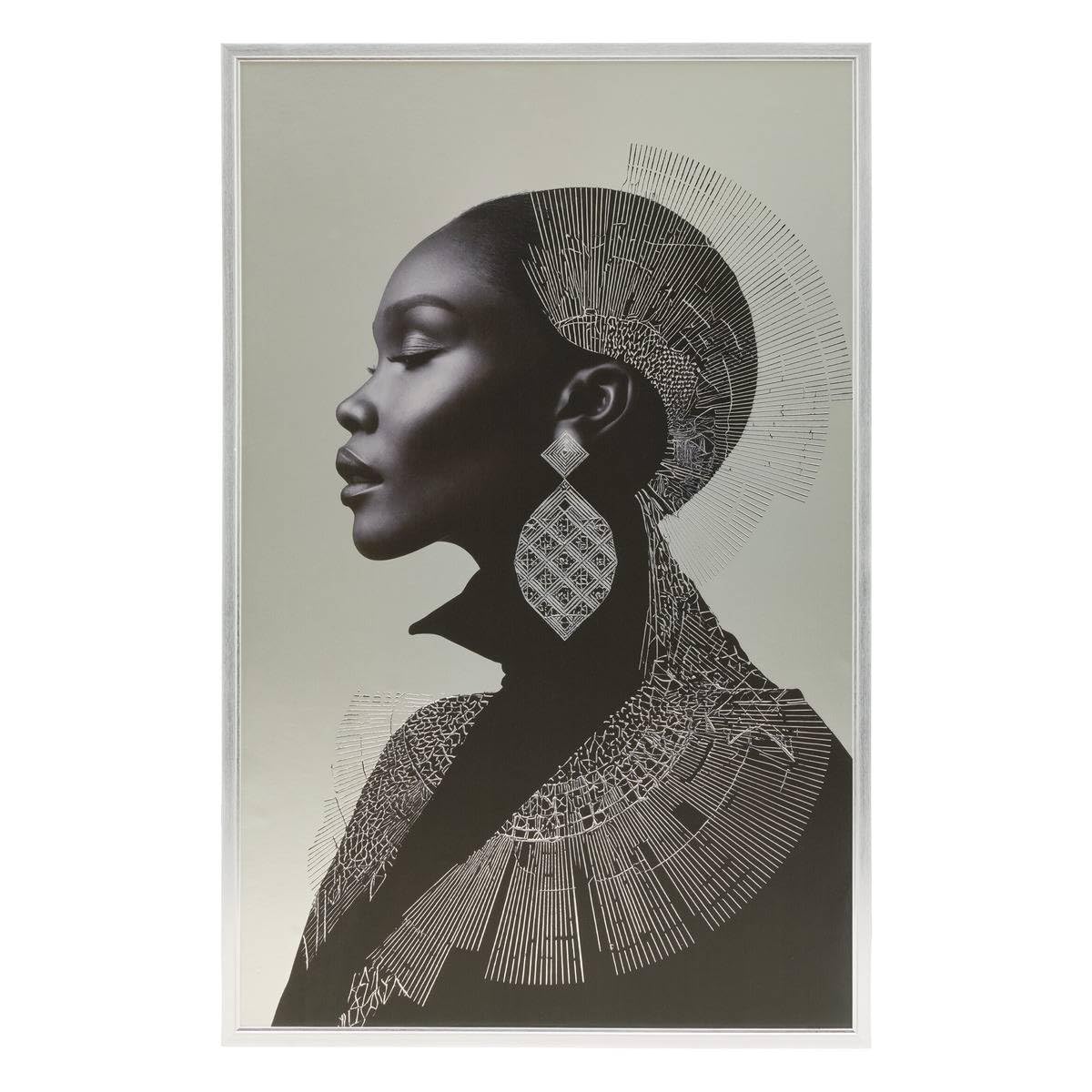 Toile 3D Wonda Atmosphera 116x75 cm - Tableau relief contemporain pour salon