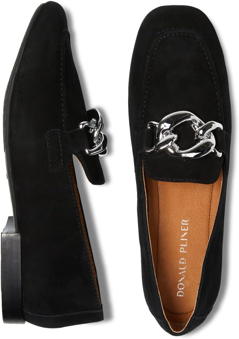Donald Pliner Women's Loafer, Black, 5.5