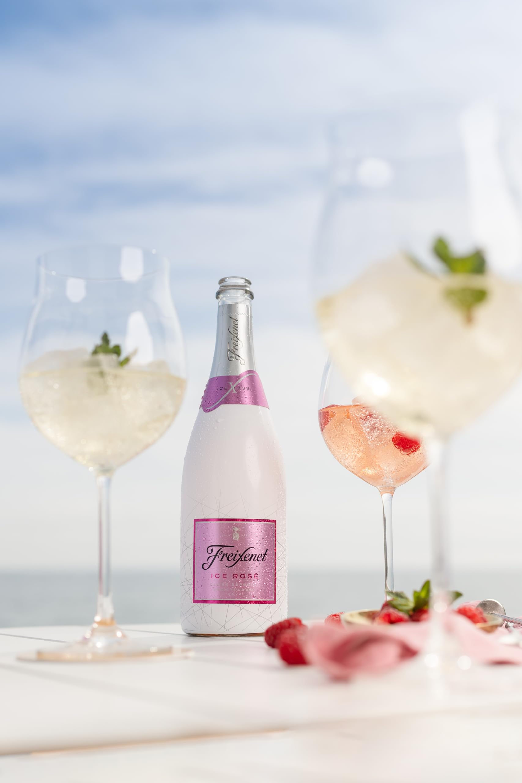 Freixenet - Ice cava rosado botella 750 ml (Paquete de 6)