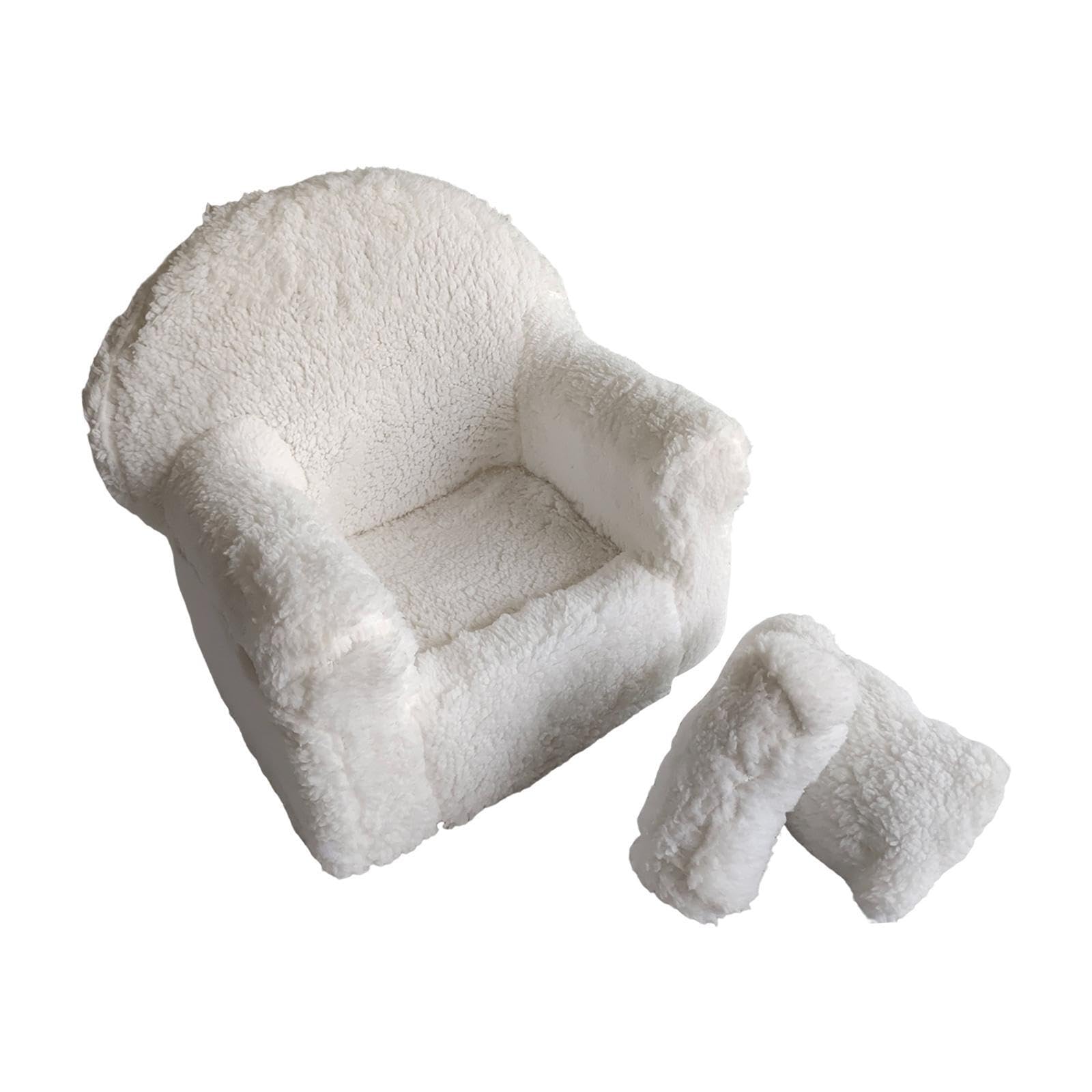 Set di Cuscini per Neonati, per Posa Fotografica, Morbidi e squisiti, in Tessuto, per Neonati e Bambine, con Divano e Accessori per Fotografia, Stile B