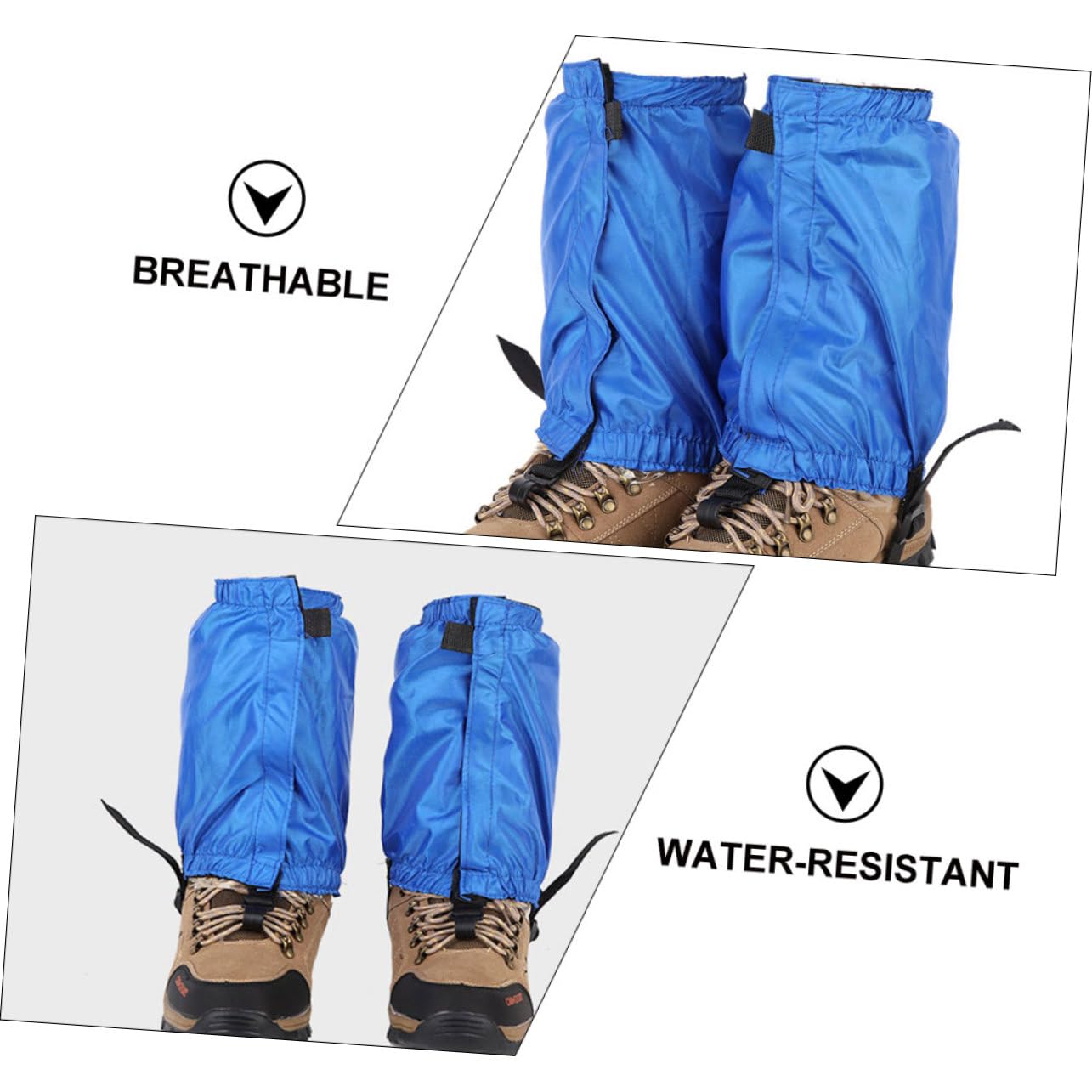 TOYANDONA Polainas Impermeables Senderismo y Protección y Botas Resistentes y Nieve Accesorios de Exterior Actividades