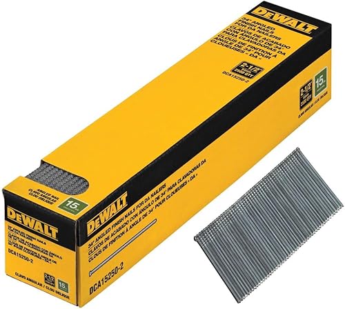Miniatura 2 de DeWalt 15GA 2-12 in en ángulo de uñas de aleta 2.5K