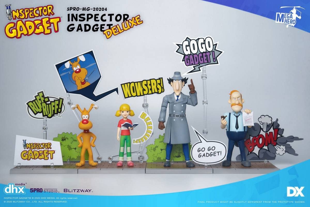 Blitzway 5PRO Studio 1/12 Inspector Gadget DX.Ver Full Set Reservation Blitzway Mega Hero Series