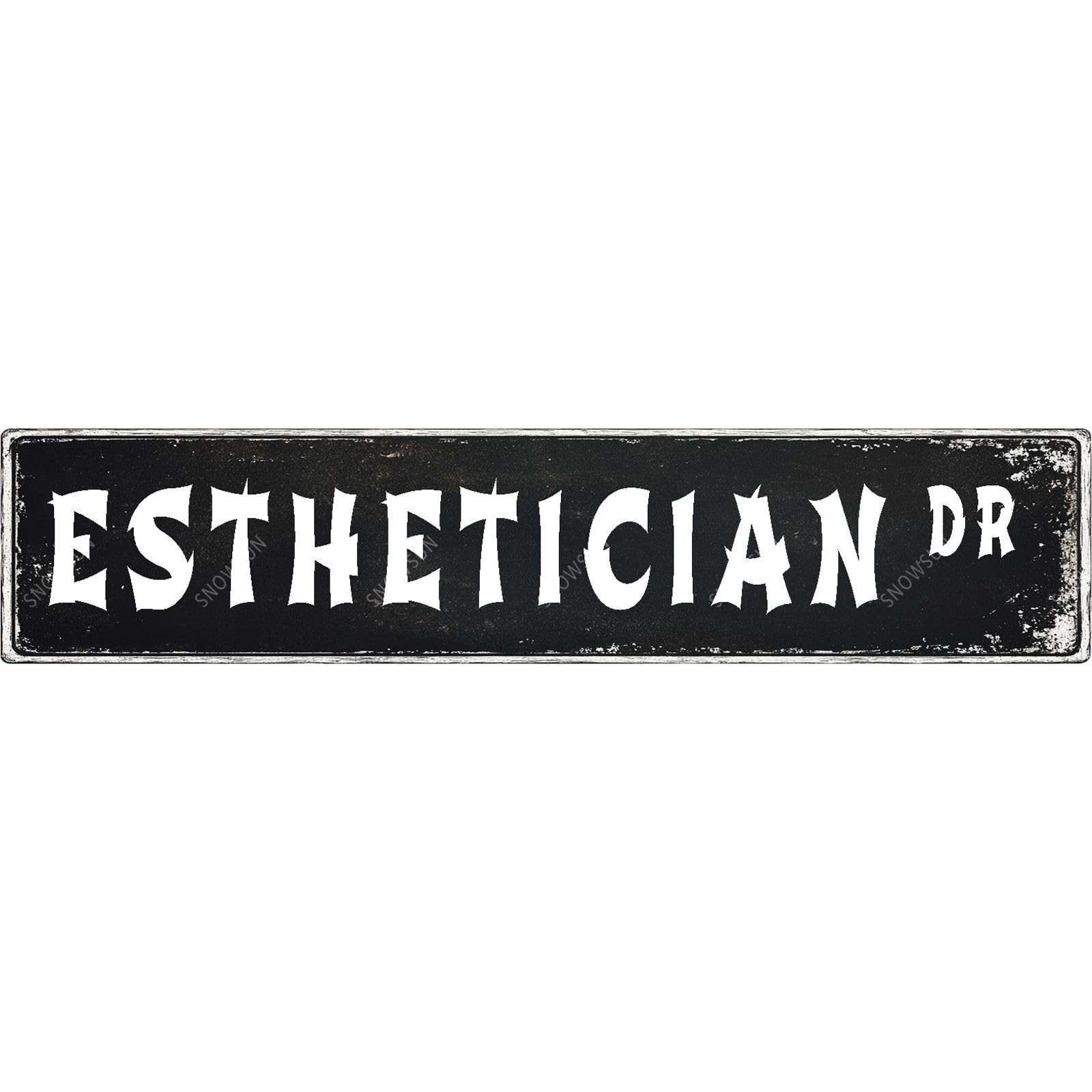 Esthetician Dr Tin Sign Funny Vintage Street Sign Wall Decor for Home Farmhouse Bar Cafe Fence Yard Decor 4x16 Inch
