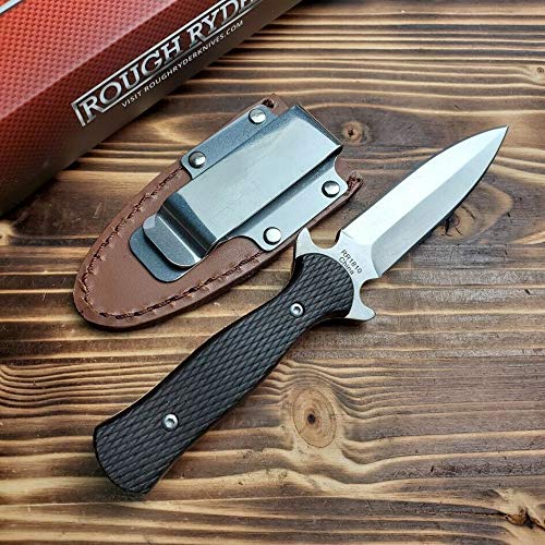 Knive&Knives Rough Rider Black Handle 440 Stainless 7