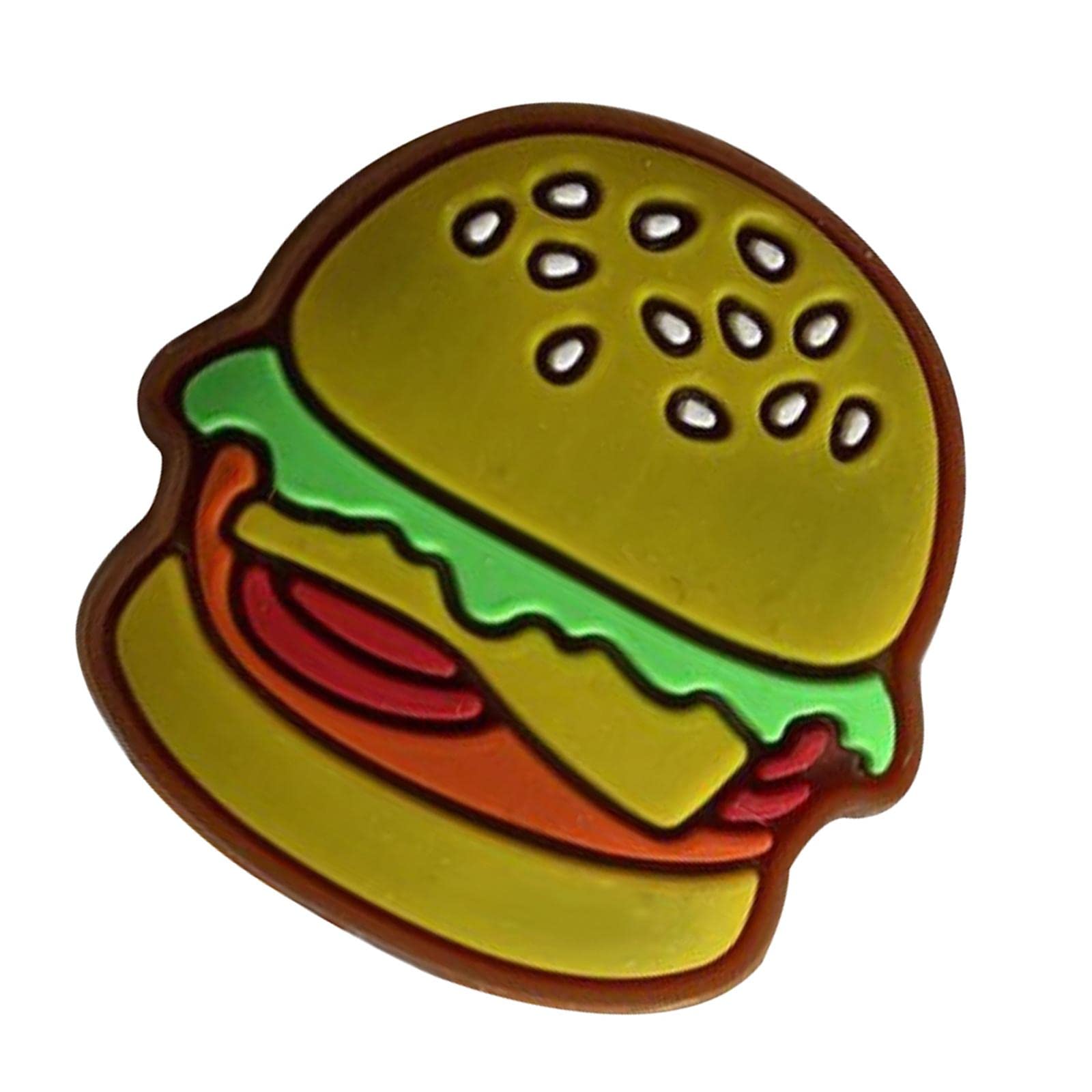 UJEAVETTE® Tennis Racket Vibration Dampener Shock Absorbing Soft for Racquet Outdoor Hamburger Shape-image-42