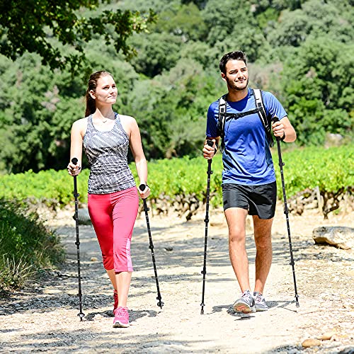 Perkanion Bastoncini da Trekking Telescopico