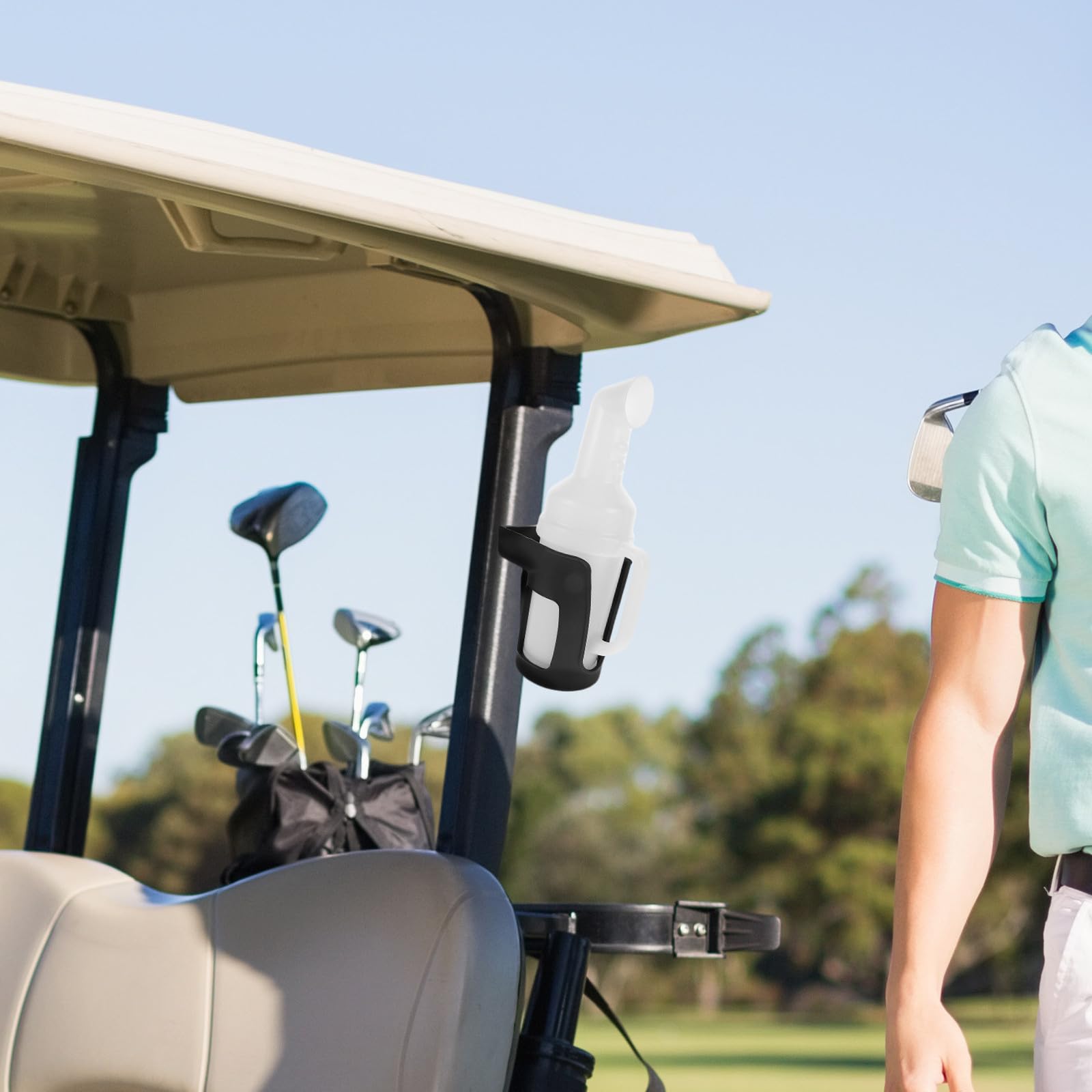 Toyvian Bottiglie di Sabbia per Carrello da Golf Supporto Anti-Vibrazione per Manutenzione del Campo da Golf Facile e Veloce