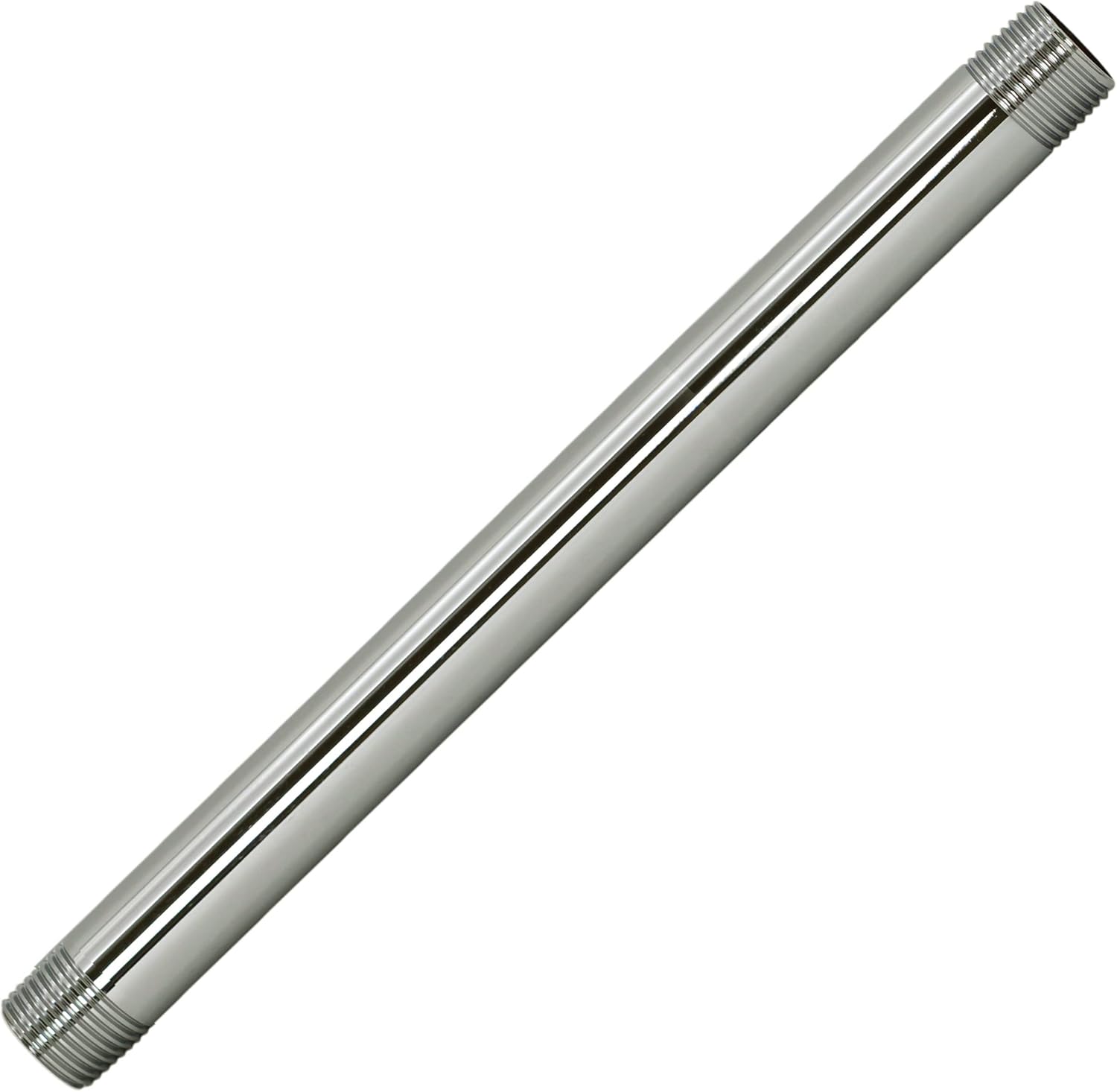 Westbrass D12112-25-05 x 12 IPS Brass Pipe Nipple, 25-Pack, Polished Nickel