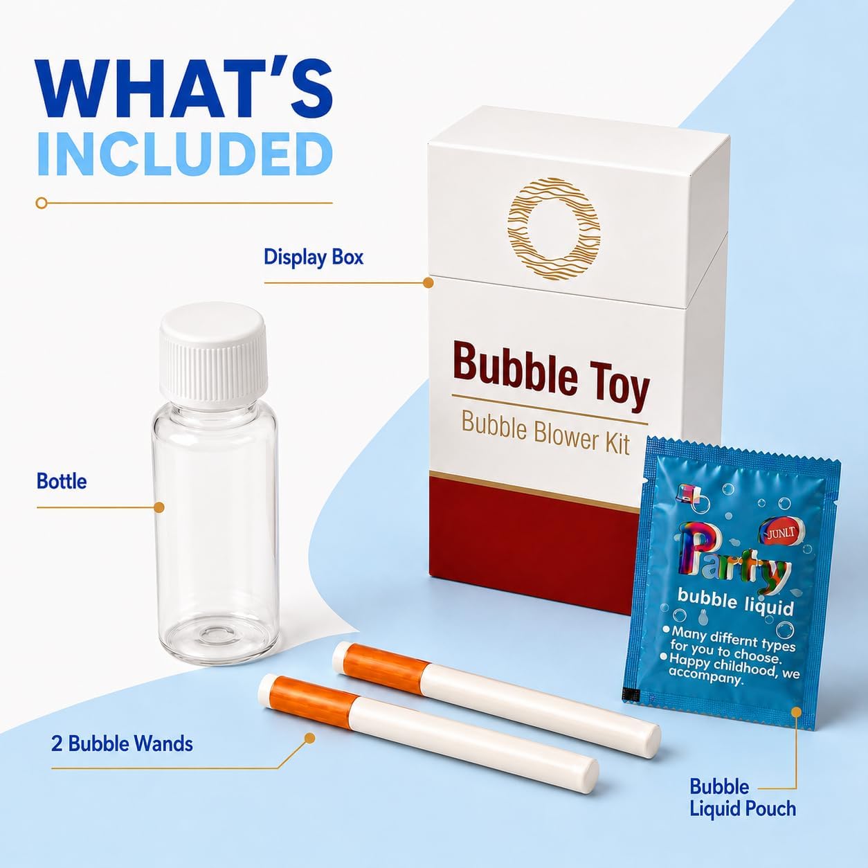 Bubble Blower Kit with Refill Bubble Solution image 3