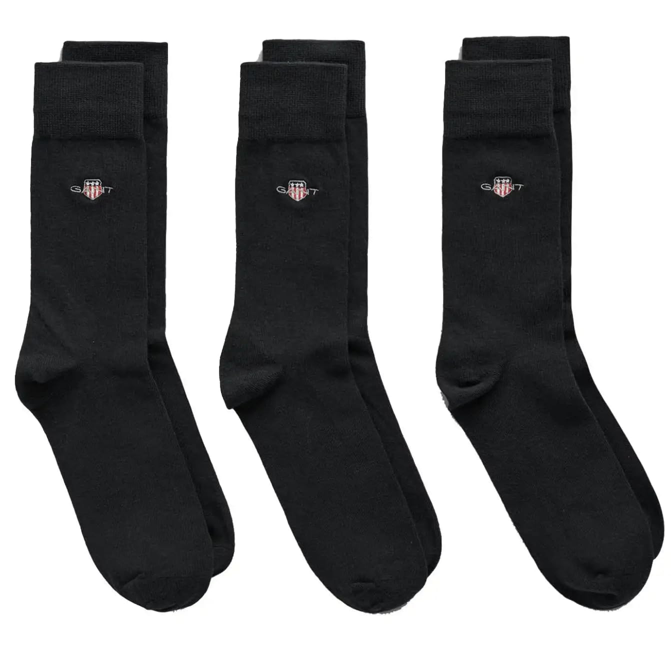 GANT Men's Socks, Ebony Black, 40-42