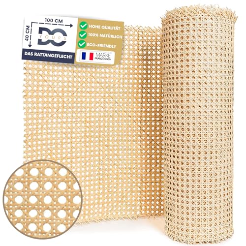 DO YOURS Rattan-Gurtband, Rattan-Geflechtsrolle, natürliche...