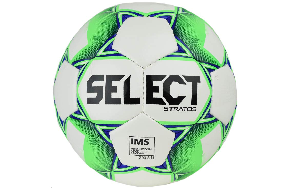 Select Stratos Wht-GRE_5 - Balón Unisex (Talla 5), Color Blanco