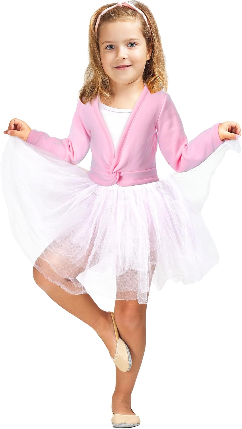 Handepo 3 Pcs Girls Ballet Wrap Cover up Ballet Top Sweaters