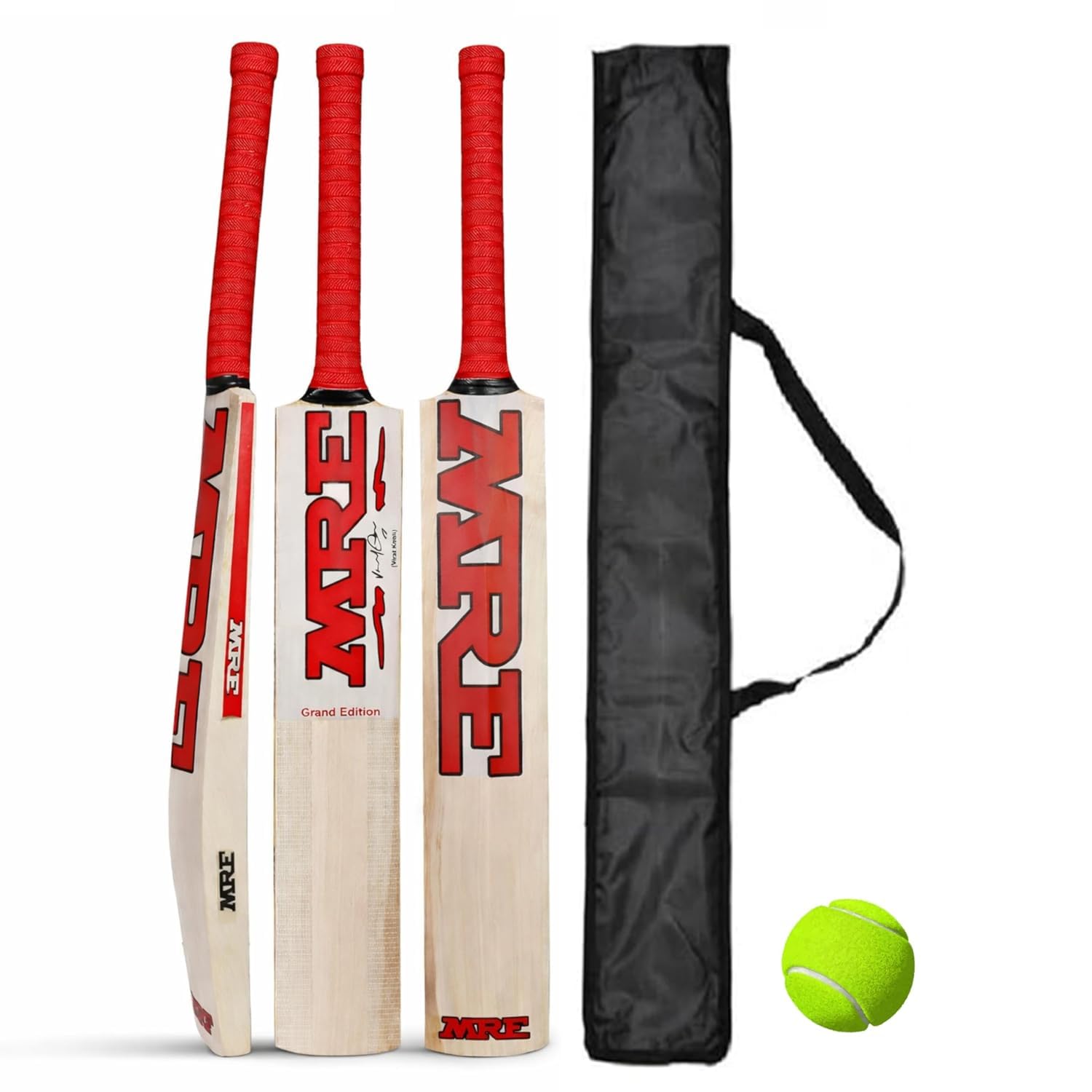 Himachal Willow Cricket Bat for Kids with Tennis Ball and Cover | Light Weight Cricket Bat for Tennis Ball (Size - 5 for 10 to 12 Years Old)-picture-15
