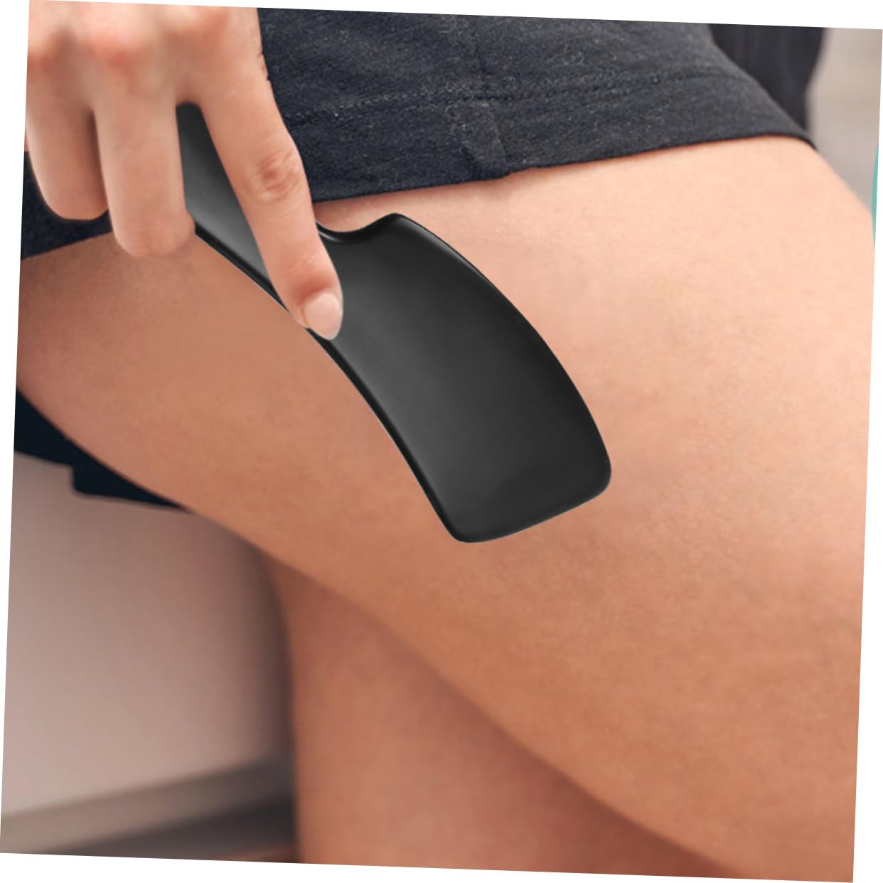 Healeved Strumento Gua Sha in Corno di Bue, 2 Pezzi, Piastra per Raschiatura Manuale, per Massaggio Cervicale e Schiena, Comodo e Leviga la Pelle