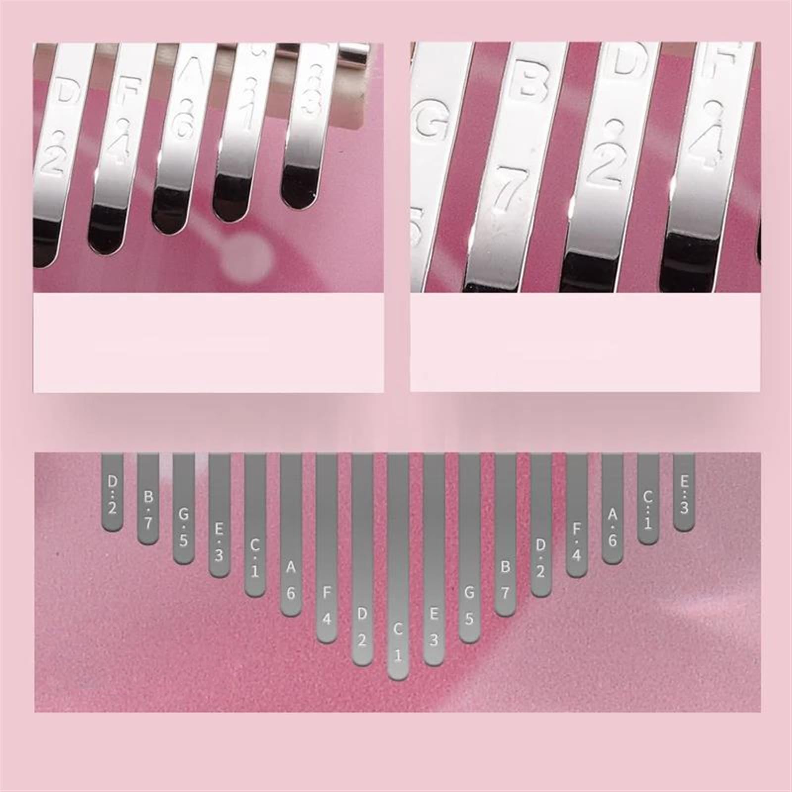 Pianino Kciukowe Kalimba Akrylowe Pianino Kalimba Kciukowe Instrument Muzyczny Pianino Palcowe Mini Instrument 17 Klawiszy