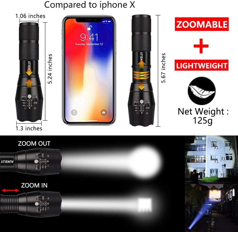 Flashlight Tactical Flashlights Waterproof Emergency Image