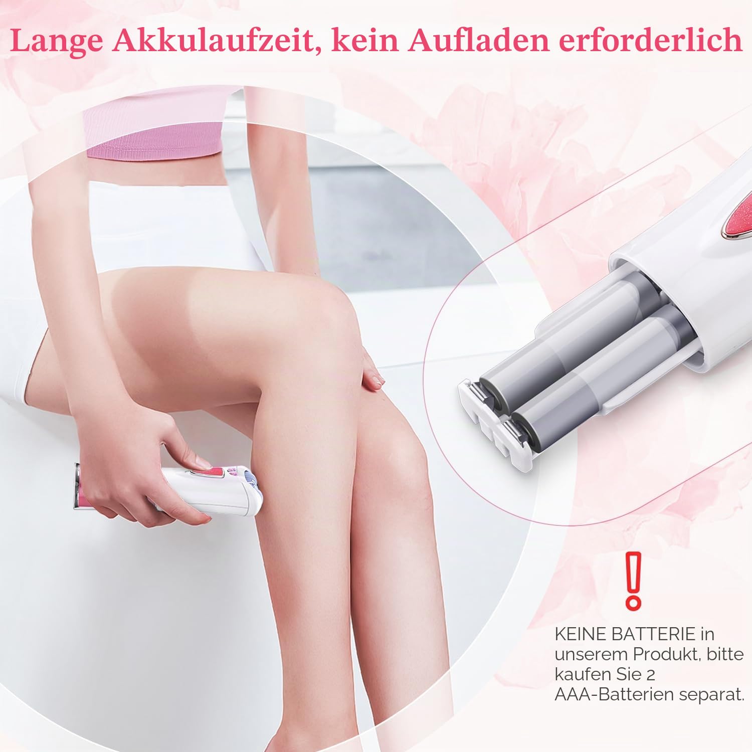 Epilierer Damen Gesicht, Gesichtsepilierer mit LED-Licht, Epilierer Damen Geeignet für Körper, Wangen, Kinn, Arme, Bikinizone
