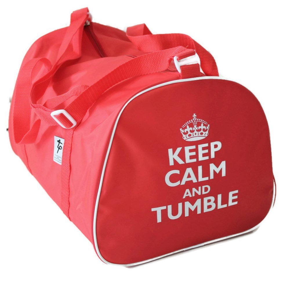 Keep Calm and Tumble or Backflip Holdall Dance Bag for Gymnastics or Streetdance