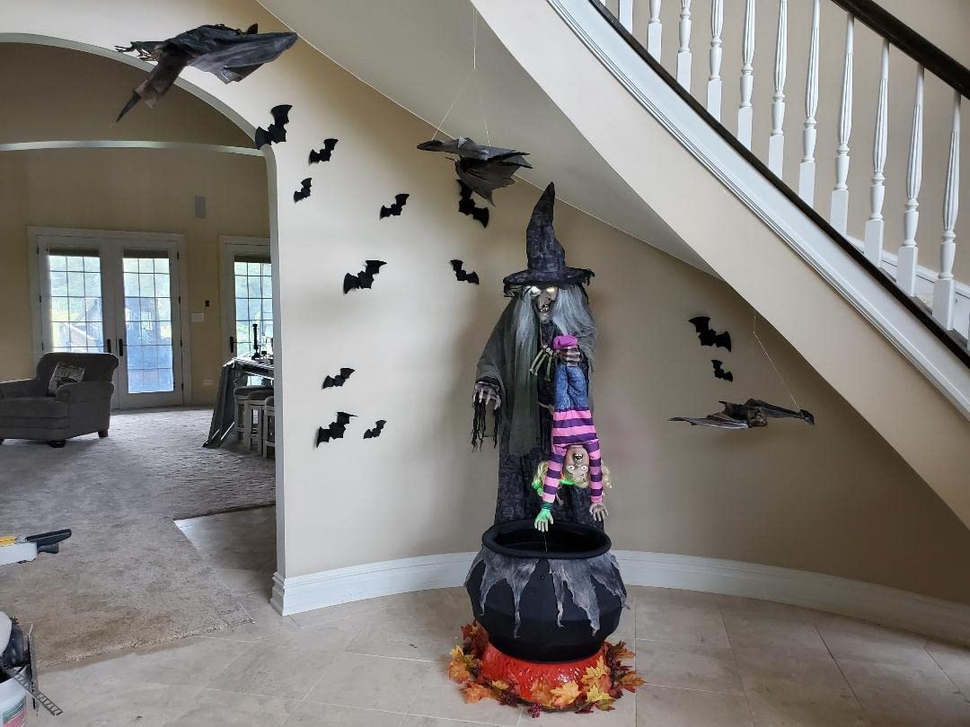 29/mo Finance Seasonal Visions Animated Stew Brew Witch Prop with